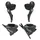 FREIN A DISQUE ROUTE HYDRAULIQUE SHIMANO TIAGRA KIT AVANT+ ARRIERE 2x10V. NOIR (LEVIER/MANETTE AVEC ETRIER BR-4770+DURITE ASSEMBLE 1700mm/1000mm) (MONTAGE ATELIER)