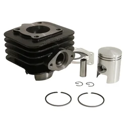 CYLINDER FOR SCOOT SUZUKI 50 KATANA L.C./APRILIA 50 SR 2002>2004 L.C.  -P2R CAST IRON + GRAPHITE PISTON-