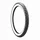 PNEU CYCLO 17''  2.50-17 (2 1/2-17) MITAS MC11 FLANCS BLANCS TL/TT 43J REINF