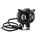 FEU/ECLAIRAGE ADDITIONNEL LED ORIENTABLE DOUBLE OPTIQUE DIAM EXT 67mm ALU NOIR  -P2R-  **