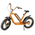 DRAISIENNE ELECTRIQUE RMS E-DRAIS MAX ORANGE RAL 2008 MOTEUR 350 W HOMOLOGUE NF EN 14764 (GARDE-BOUE EN OPTION) (DIM 1,65x0,83x1,18m)  -MADE IN FRANCE-