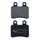 BRAKE PADS NEWFREN FOR DERBI 125 BOULEVARD S 2007> Front  PEUGEOT 125 SATELIS 2004> Rear ITALJET 50 JET SET 2002> Front  YAMAHA 50 DT R 2002>2013 Rear  (FD0323BE)  (SCOOTER ELITE ORGANIC)