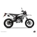 KIT DECO AUTOCOLLANT/STICKER 50 A BOITE PREDATOR BLANC POUR MBK 50 XLIMIT 2007>2011/YAMAHA 50 DT 2007>2011  -KUTVEK-