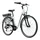 VELO ELECTRIQUE/VAE CITY 28 LEADER FOX PARK MIXTE BLANC BRILLANT 7V MOTEUR ROUE AR BAFANG 36V 45Nm BATTERIE 15Ah (20'' - H52cm - TAILLE L - POUR ADULTE DE 178cm à 185cm)