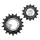 GALET DERAILLEUR AOPW TRIPEAK 14-18 DENTS CERAMIQUE 13x1V. SRAM AXS FORCE XPLR ARGENT (JEU DE 2) (GARANTIE 4 ans)