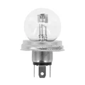 LIGHT BULB  6V 45/40W STANDART R2 FOOT P45T CLEAR (HEADLIGHT) (SOLD PER UNIT)  -FLOSSER-
