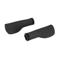 POIGNEE CITY HERRMANS NUCORE TOWN ERGONOMIQUE AVEC LOCK-ON NOIR L 130 mm DIAM 22 mm  (PAIRE SUR CARTE)