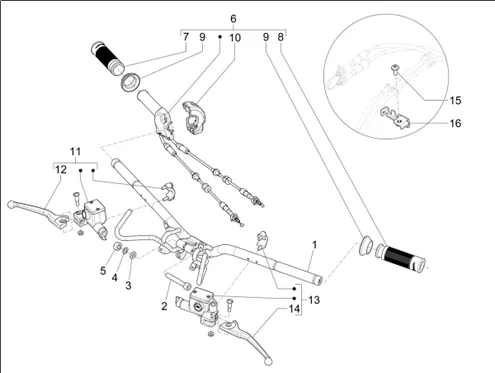 Guidon - Maître cylindre