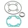 GASKET SET FOR CYLINDER KIT FOR SCOOT MALOSSI CAST IRON FOR MBK 50 NITRO/YAMAHA 50 AEROX/MALAGUTI 50 F12 L.C./APRILIA 50 SR L.C. (+MHR) -