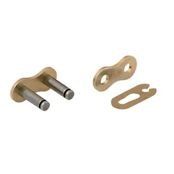 CHAIN QUICK LINK - STANDARD CLIP  428  GOLD  (CHAIN TYPE A428R1-G)  (OEM SPECIFICATIONS)  -AFAM-