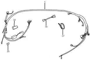 Faisceau de câbles principal