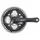 PEDALIER VTT SUNRACE 7/8V. FCM51 ACIER NOIR 152mm 42-34-24 AVEC PARE CHAINE