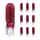 LIGHT BULB 12V  1,2W STANDART W1,2W FOOT W2x4,6D  WEDGE RED (DASHBOARD LIGHT) (SOLD PER 10)  -SELECTION P2R-