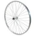 WHEEL FOR MTB- 26" FRONT - FULL ALUMINIUM- SOLID SPINDLE- (SOLD WITH NUT 9X100)