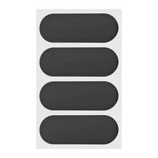 AUTOCOLLANT/STICKER CASQUE REFLECHISSANT NOIR (VENDU PAR 4) -P2R- **