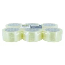 RUBAN ADHESIF HPX EMBALLAGE TRANSPARENT 50 mm x 66 M (PACK DE 6 ROULEAUX)