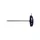 CLE ALLEN CYCLUS PRO T AVEC BOULE  2,5mm LONGUEUR 100mm (VENDU A L'UNITE)  -MADE IN CEE-