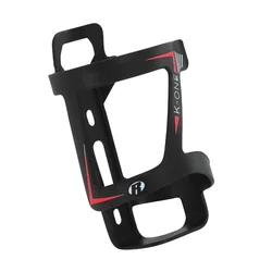 BOTTLE CAGE - ROTO COMPOSITE SLIDE K-ONE BLACK/RED - SIDE LOAD - - FOR EBIKE (SOLD PER UNIT)