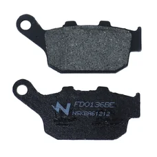 BRAKE PADS NEWFREN FOR HONDA 125 PANTHEON 2003>2007 Rear 250 FORESIGHT 1999>2007 Rear 750 XRV AFRICA TWIN 1990>2003 Rear  (L 86.5mm - H 40.5mm - thk 10.6mm)  (FD0136BE)  (SCOOTER ELITE ORGANIC)