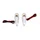 ECLAIRAGE DECO REPLAY GOUTTE D'EAU FENDER TRANSPARENT/BLANC AMPOULE ORANGE  (L 62mm / H 23mm / L 18mm) (PAIRE) **