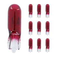 LIGHT BULB 12V  1,2W STANDART W1,2W FOOT W2x4,6D  WEDGE RED (DASHBOARD LIGHT) (SOLD PER 10)  -SELECTION P2R-