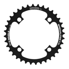 CHAINRING FOR E-BIKE - SINGLE 36teeth Ø104 BLACK TA E-SINGLE 4 ARMS ALU 7075 FOR BOSCH / BROSE / YAMAHA / GIANT / SHIMANO E-STEPS TA E-ONE