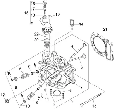 Ensemble culasse - Soupape