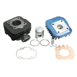 COMPLETE CYLINDER KIT FOR SCOOT TOP PERFORMANCES CAST IRON FOR PEUGEOT 50 TKR, TREKKER, SPEEDFIGHT AIR, VIVACITY, BUXY, SQUAB, ZENITH, ELYSEO