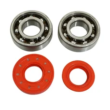 BEARING FOR CRANKSHAFT+SEALS FOR SCOOT P2R FOR MBK 50 BOOSTER, NITRO/YAMAHA 50 BWS, AEROX/APRILIA 50 SR/CPI 50 ARAGON/GENERIC 50 IDEO/KEEWAY 50 FOCUS (KIT 6204 SKF POLYAMID C4/RED RACING SEAL)