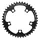 PLATEAU ROUTE 5BRA D.130 STRONGLIGHT DURAL 42DTS INTERIEUR NOIR TYPE SHIMANO 9/10V.