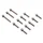 KIT FASTENER REPLAY FOR KICK STARTER COVER (STEEL) WITH CHROME OVAL HEAD FOR MBK 50 BOOSTER/YAMAHA 50 BWS  (SET OF 12)