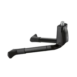 BEQUILLE VELO DOUBLE CENTRALE URSUS BIG FOOT 28"/700 PLIABLE ALU NOIR (300mm) - SUPPORTE POIDS 50KGS (LIVRE SUR CARTE)