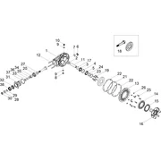 La transmission arrière / Composants