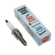 SPARK PLUG NGK ER9EH-N "PIAGGIO GENUINE PART" COMMON TO THE 50cc SCOOTERS 4 stroke 4V 2011>  -641387-