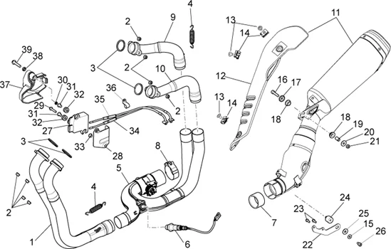 Pot d'échappement I