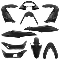 FAIRINGS/BODY PARTS FOR MAXISCOOTER  HONDA 125 PCX 2010>2013 BLACK GLOSS  (11 PARTS KIT)
