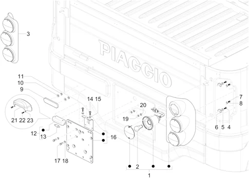 Eclairages arriere - clignotants