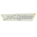 AUTOCOLLANT/STICKER/DECOR "TYPHOON" AILE ARRIERE DROITE ORIGINE PIAGGIO 50 TYPHOON 2006>2010  -624316-