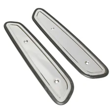 ELYTRE DE RESERVOIR CYCLO POUR PEUGEOT 103 MVL CHROME (PAIRE)  -SELECTION P2R-