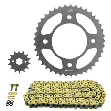 KIT CHAINE ADAPTABLE HONDA 125 CB F 2021>2022  428  14x41  (DIAM COURONNE 80/110/8.5)  (DEMULTIPLICATION ORIGINE)  -AFAM-