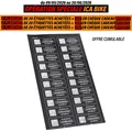 ETIQUETTE D'IDENTIFICATION/MARQUAGE VELO ANTIVOL AUVRAY ICABIKE AVEC QR CODE (OBLIGATION 2021) (VENDU PAR 20)