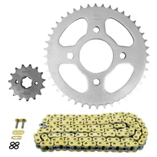 KIT CHAINE ADAPTABLE HONDA 125 CBR R 2011>2019  428  15x44  (DIAM COURONNE 58/90/10.5)  (DEMULTIPLICATION ORIGINE)  -AFAM-