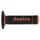 REVETEMENT POIGNEE DOMINO MOTO OFF ROAD A190 NOIR/ORANGE CLOSED END 120-123mm (PAIRE)