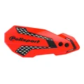 POLISPORT OPEN HANDGUARDS - MX FLOW FOR HONDA 250 CR 2007>, 250 CRF 2020>, 450 CRF 2009>  Red/Black