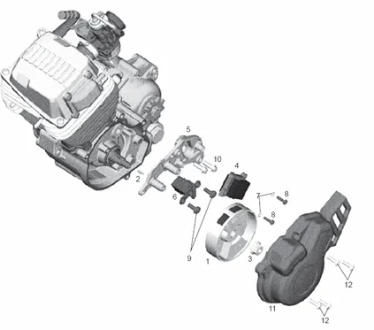 Volant magnétique