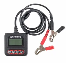 TESTEUR DE BATTERIE PROFESSIONNEL MOTO/SCOOTER/MOTOCULTURE SC POWER SCT03 12V (ECRAN LCD) (TEST BATTERIE CONVENTIONNELLE ET LITHIUM/DEMARREUR/ALTERNATEUR/OPTION QR CODE)