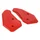 FOOTREST PLATE GUARD FOR YAMAHA 700 MT-07 ALU CNC ANODIZED RED (PAIR)  - AVOC -