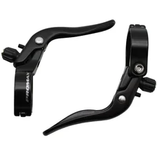 LEVIER DE FREIN ROUTE / CYCLOCROSS ADDITIONNEL NOIR FIXATION CINTRE 25,8/31,8 (PAIRE)