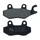 BRAKE PADS NEWFREN FOR KYMCO 50 AGILITY 2005>2008 Front   125 AGILITY R16 2014>2016 Front   LIKE 2009>2016 Rear HONDA 100 NSF 2006> Front  DAELIM 125 SV 2011> Rear  (FD0257BE)  (SCOOTER ELITE ORGANIC)