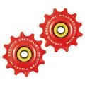 GALET DERAILLEUR VTT TRIPEAK 12-12 DENTS ROULEMENT G5 CERAMIQUE POUR SRAM X0/X1/X01/GX 11V. ROUGE (BLISTER DE 2)